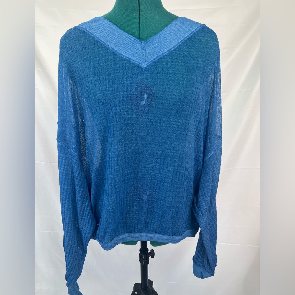 We The Free Blue Lightweight Shirt